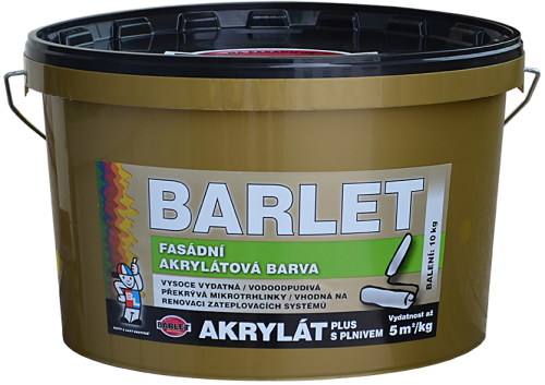 Farba fasadowa z piaskiem akrylowa BARLET ACRYLAT PLUS