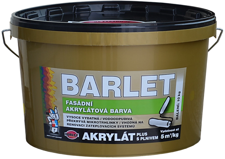 Farba fasadowa z piaskiem akrylowa BARLET ACRYLAT PLUS