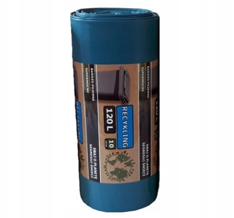 SOLID WORKI RECYKLING SUPERMOCNE 120L NIEBIESKIE