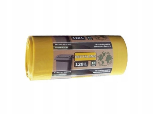 SOLID WORKI RECYKLING SUPERMOCNE 120L ZOLTE