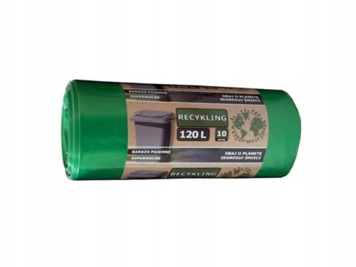 SOLID WORKI RECYKLING SUPERMOCNE 120L ZIELONE