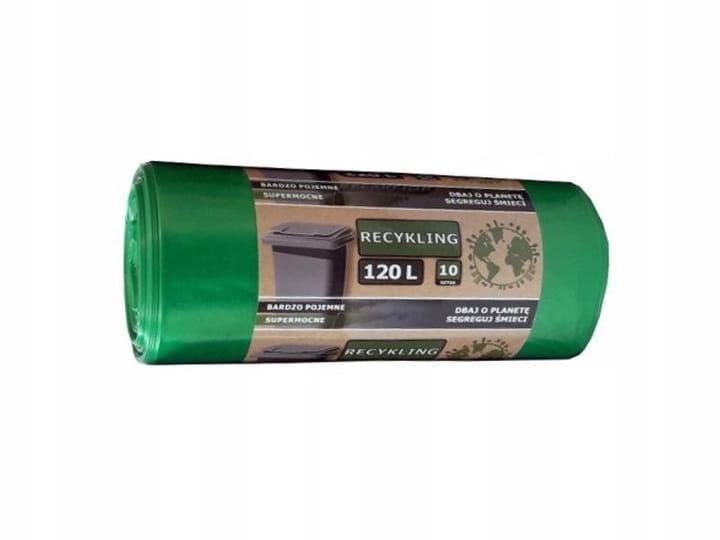 SOLID WORKI RECYKLING SUPERMOCNE 120L ZIELONE